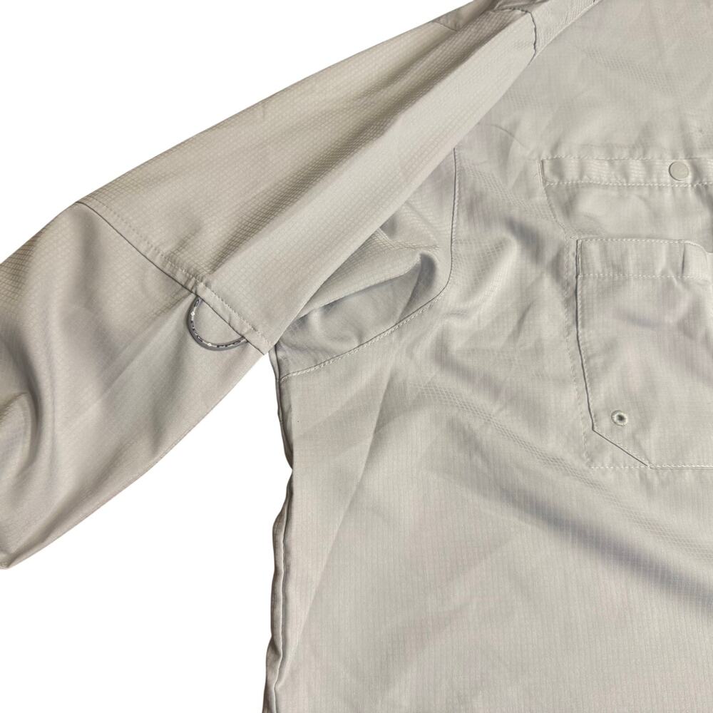 Columbia Men's White PFG Tamiami II Long-Sleeve Outdoor‎ Fishing Shirt - 5X Tall - Picture 6 of 10